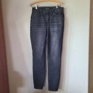 Judy Blue Jeans Womens 13/31 Black Denim Jeans Skinny Fit JB8753 Stretch Hi rise